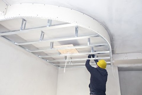 Cartongesso, controsoffitti, contropareti, pareti curve